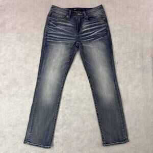 BKE Buckle Alec Jeans Mens 32X30 Blue Straight Leg Skater Grunge Western Denim